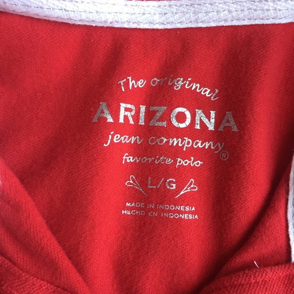 Polo with embroidered “Tennis” chest crest size L - Picture 8 of 9